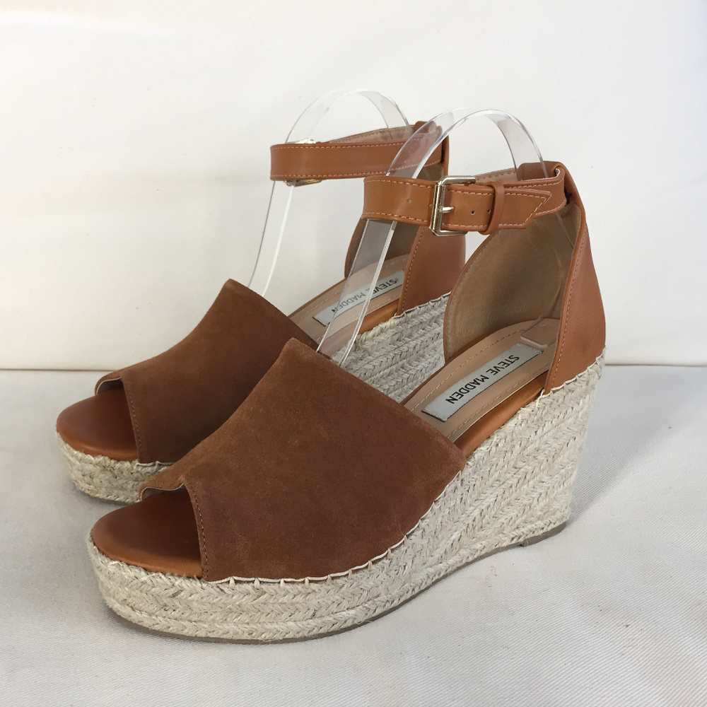 Steve Madden Wedges Talissa brown 9.5 Espadrille